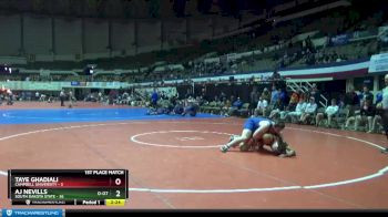 285 lbs Finals (2 Team) - AJ Nevills, South Dakota State vs Taye Ghadiali, Campbell University