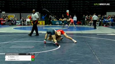 133 lbs Quarterfinal - Nathan Boston, Campbell vs Austin DeSanto, Drexel