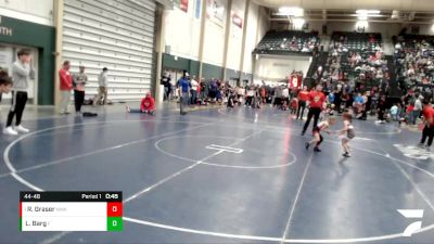 44-48 lbs Semifinal - Reagan Graser, Nebraska Wrestling Academy vs Lauren Barg, Norfolk Jr Wrestling