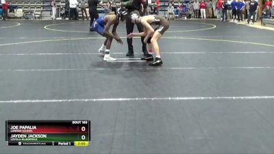 106 lbs Quarterfinal - Jayden Jackson, Loyola-Blakefield vs Joe Papalia, Landon School