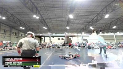 77 lbs Round 1 (4 Team) - Xander Edstrom, Legacy Wrestling Academy vs Hartley Sanchez, Team Northwest