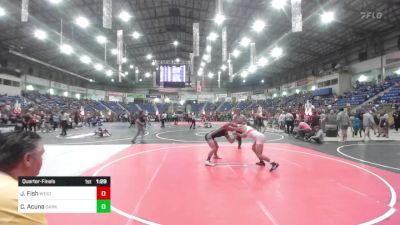 150 lbs Quarterfinal - Josh Fish, Westlake vs Chris Acuna, Darkhorse WC