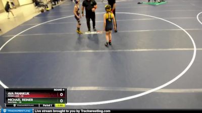 88 lbs Round 4 (6 Team) - Michael Reiner, Waconia vs Ava Pannkuk, Prior Lake