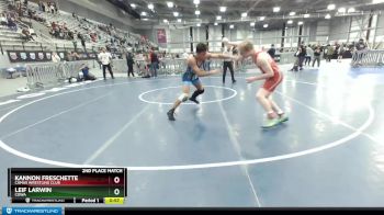 165 lbs 2nd Place Match - Leif Larwin, COWA vs Kannon Freschette, Camas Wrestling Club