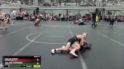 72 lbs Round 3 (4 Team) - Collin Smith, Grit Mat Club vs Walker Hoffman, Revival