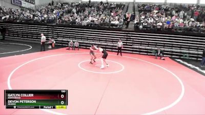 150 lbs Cons. Round 1 - Gatlyn Collier, Northridge vs Devon Peterson, Kearns