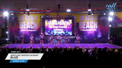 Maryland Twisters Salisbury - Blaze [2024 L6 U18 NT Day 2] 2024 ACDA Reach the Beach Cheer Grand Nationals