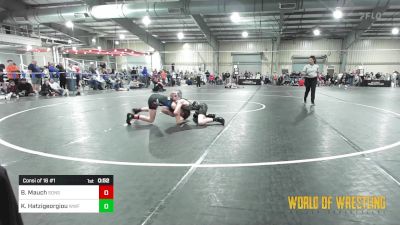 89 lbs Consi Of 16 #1 - Blake Mauch, Sons Of Atlas vs Kosta Hatzigeorgiou, Wentzville Wrestling Federation