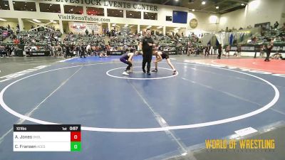 101 lbs Consi Of 16 #1 - Avery Jones, Oakdale vs Caleb Fransen, Upper Valley Aces