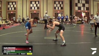 125 lbs Round 2 (6 Team) - ALEX PROVINES, Elite Wrestling Black vs Peyton Reese, Bad Bass