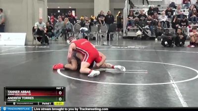 165 lbs Round 1 (16 Team) - Tanner Abbas, Grand View (Iowa) vs Andrew Torres, Lourdes