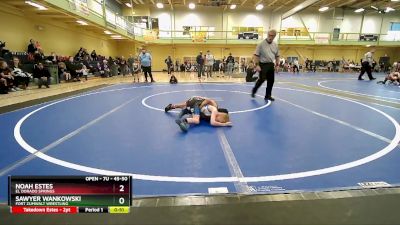 45-50 lbs Quarterfinal - Noah Estes, El Dorado Springs vs Sawyer Wankowski, Fort Zumwalt Wrestling