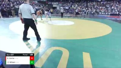 4A 160 lbs Semifinal - Caden Wilson, Hanford vs Devan Carter, Graham-Kapowsin