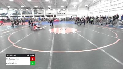 82 lbs Round Of 32 - Rocco Rustico, Mayo Quanchi WC vs Jordan Jemal, New Canaan