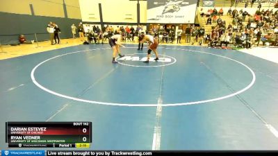 165 lbs Quarterfinal - Ryan Vedner, University Of Wisconsin-Whitewater vs Darian Estevez, University Of Chicago