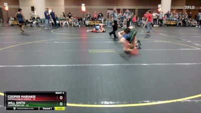 115 lbs Round 1 (4 Team) - Cooper Mariakis, Untouchables Purple vs Will Smith, Contenders WA