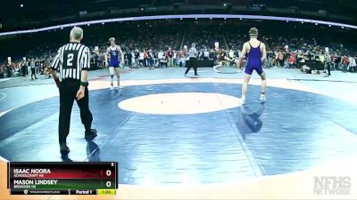 D4-165 lbs Cons. Round 2 - Mason Lindsey, Bronson HS vs Isaac Noora, Schoolcraft HS