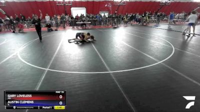 145 lbs Cons. Round 3 - Gary Loveless, MO vs Austin Clemens, IL