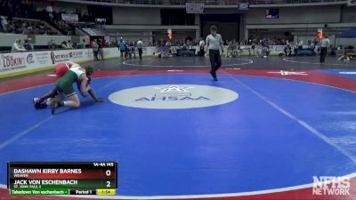 1A-4A 145 Quarterfinal - Dashawn Kirby Barnes, Weaver vs Jack Von Eschenbach, St. John Paul II