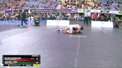 149 lbs Semis & 3rd Wb (16 Team) - Blake Gonzalez, Grand View (Iowa) vs Ezekiel Lara, Menlo (Calif.)