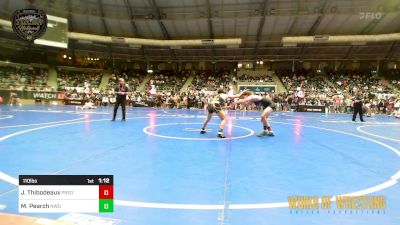 110 lbs Quarterfinal - Justin Carson Thibodeaux, Predator Wrestling vs Maximus Pearch, NWo Wrestling Club