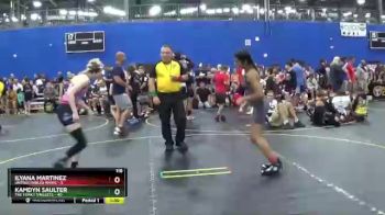116 lbs Round 2 (6 Team) - Kamdyn Saulter, The Funky Singlets vs Ilyana Martinez, Untouchables White