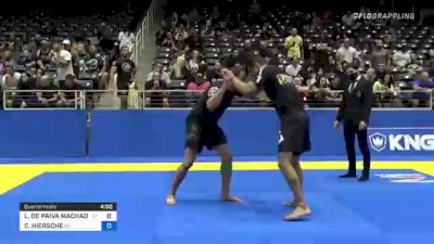 LEONARDO DE PAIVA MACHADO DE SAN vs CHARLES HIERSCHE 2021 World IBJJF Jiu-Jitsu No-Gi Championship