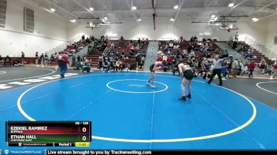 126 lbs Cons. Round 7 - Ethan Hall, Cheyenne East vs Ezekiel Ramirez, Buffalo