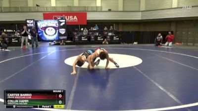 136 lbs Round 1 - Carter Barrio, Pirate Wrestling Club vs Collin Hamm, Wrestling Factory