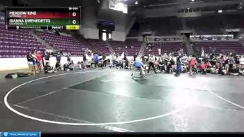 W-144 lbs Quarterfinals (8 Team) - Gianna DiBenedetto, California vs Meadow King, Wyoming