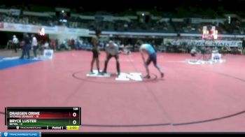126 lbs Quarterfinals (8 Team) - Draegen Orine, Wyoming Seminary vs Bryce Luster, Bethel