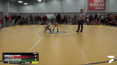 49 lbs Cons. Round 4 - Emerson Chaney, Flex Wrestling vs Kade Mcglothlin, Richlands Wrestling Club