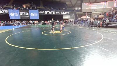 49 lbs Champ. Round 2 - Spencer Daman, Forks Wrestling Club vs Banzai Tuller, Olympia Wrestling Club