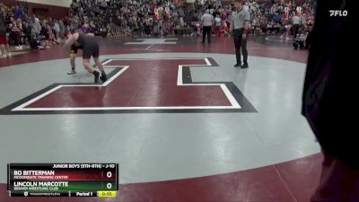 J-10 lbs Round 1 - Bo Bitterman, McDominate Training Center vs Lincoln Marcotte, Denver Wrestling Club