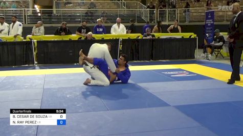 BRENO CESAR DE SOUZA vs NICOLAS RAY PEREZ 2024 Pan Jiu Jitsu IBJJF Championship