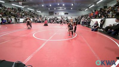 46 lbs Consi Of 16 #2 - Bryker Smith, Tahlequah Wrestling Club vs Nicholas Evans, Jenks Trojan Wrestling Club