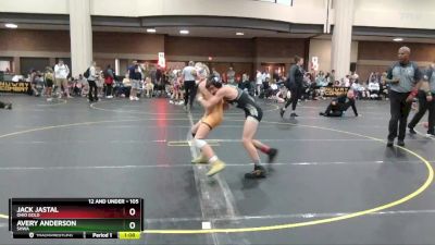 105 lbs Round 4 - Avery Anderson, SHWA vs Jack Jastal, Ohio Gold