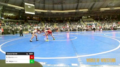 76 lbs Consi Of 32 #2 - Brendon Burns, Kansas Young Guns vs Maddox Mejia, Prodigy Elite Wrestling