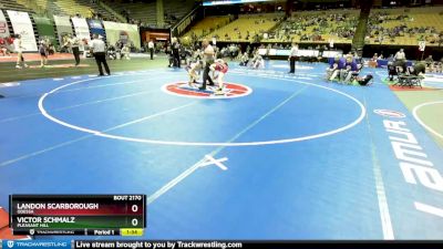 106 Class 2 lbs Quarterfinal - Victor Schmalz, Pleasant Hill vs Landon Scarborough, Odessa