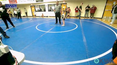 45 lbs Consi Of 8 #2 - Creed Brown, Gore Pirates Youth Wrestling vs Cutter Carson, Salina Wrestling Club