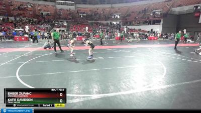 115 lbs Semifinal - Katie Davidson, Team Nazar vs Ember Zupanc, Spencer/Columbus