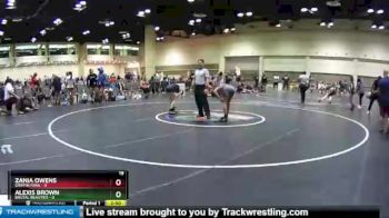 100 lbs Round 4 (10 Team) - Alexis Brown, Brutal Beauties vs Zania Owens, Griffin Fang