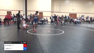 74 kg Cons 32 #2 - Kilian Schultz, Northern Colorado Wrestling Club vs Israel Ibarra, Arizona