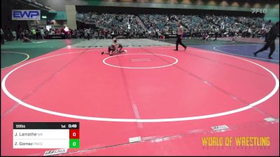 55 lbs Quarterfinal - Jovani Lamothe, White River Hornets Wrestling Club vs Zane Gomez, Pomona Elite