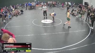 105 lbs Semis (4 Team) - Cameron Lotito, Summerville vs Thomas Rich, Palmetto State Wrestling Academy