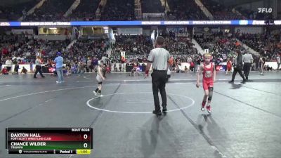 49 lbs Quarterfinal - Chance Wilder, Triumph vs Daxton Hall, Fort Scott Wrestling Club