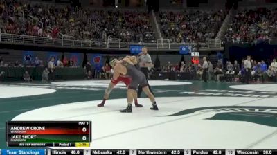 157 lbs Consi of 4 - Andrew Crone, Wisconsin vs Jake Short, Minnesota