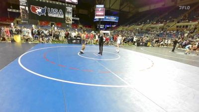 100 lbs Cons 16 #2 - Bobby Gulzow, Oregon vs Gabriel Rosales, Idaho