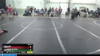 130 lbs Finals (2 Team) - Josh Kim, Scanlan vs Cameron Plotts, Terps Xtreme