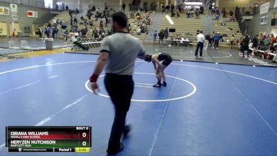 114G Round 3 - Oriana Williams, Wasilla High School vs Heryzen Hutchison, Bartlett High